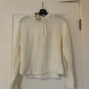 NWT rag & bone bright white sunny hoodie
